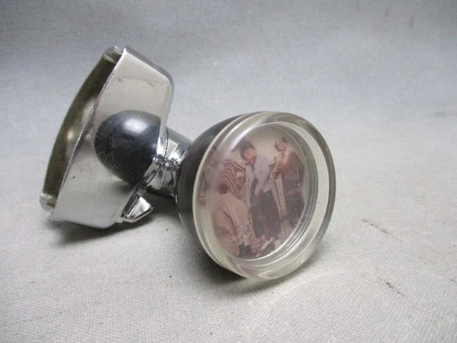 Vintage? Hollywood? Folding Steering Wheel Suicide Spinner Knob 3 Stooges