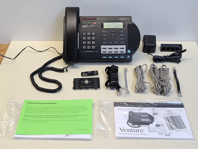 Nortel Venture 3-Line Phone NT2N81AA112 ENGLISH/FRENCH TESTED