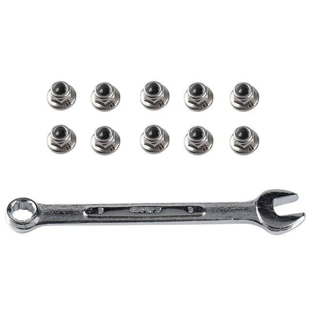 10 Pcs Flansch Kontermutter Kontermuttern Aus Metall M20 Schlüssel Einstellbar