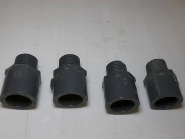 198768 New-No Box; Chemtrol MDL-Unkn88842 PVC Male Adaptor Fitting 1/2''; SCH80