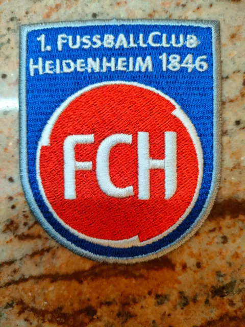 Aufnäher/Patch, 1.FC Heidenheim, Bundesliga, Baden Würtemberg, Rarität