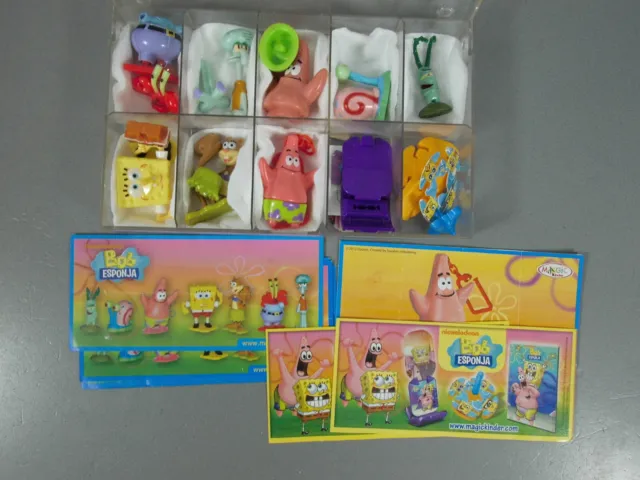 HPF: Spongebob / Bob Esponja MEX/ECU 2012 - 7er Serie + Spielzeug + alle BPZ