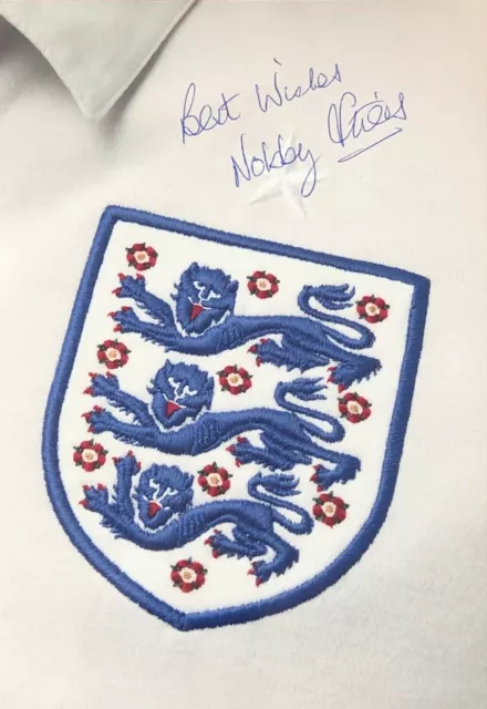 Nobby Stiles England Football Legend  Autographed Signed Photo  + COA