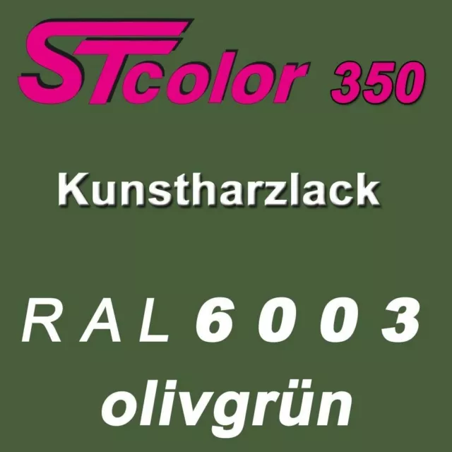 1 kg STC 1K Kunstharzlack RAL 6003 olivgrün glänzend seidenglänzend seidenmatt