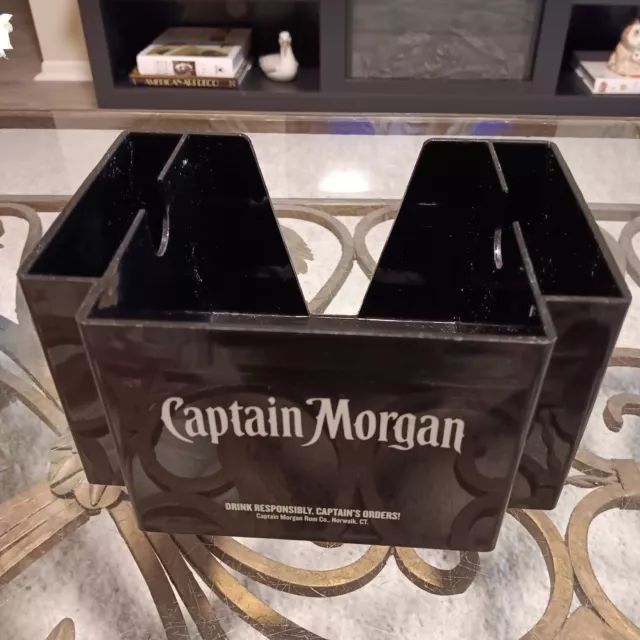 Vintage Captain Morgan Bar Napkin Holder Bar Caddy Promo New Liquor Rum Mancave