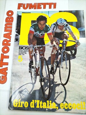 SR BS Bicisport  n.5  mag  1984  Giro d'Italia-Roubaix-Saronni-Bontempi-Fignon 
