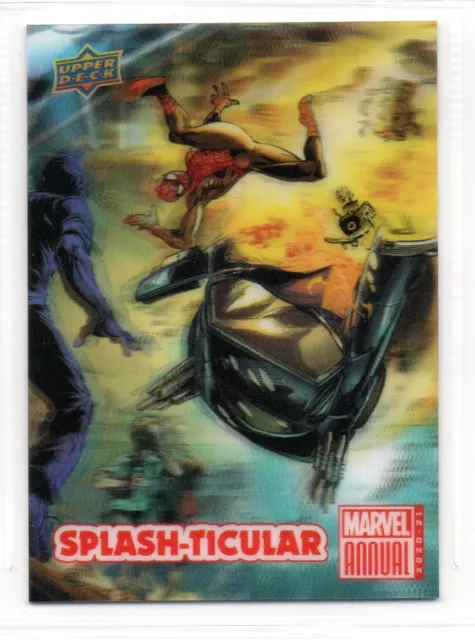 Marvel Annual 2020-21 (UD 2022) SPLASH-TICULAR Insert S17 AMAZING SPIDER-MAN #45