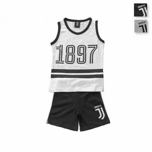 Pyjama garçon FC JUVENTUS PRODUIT OFFICIEL en coton blanc taille 7 ans