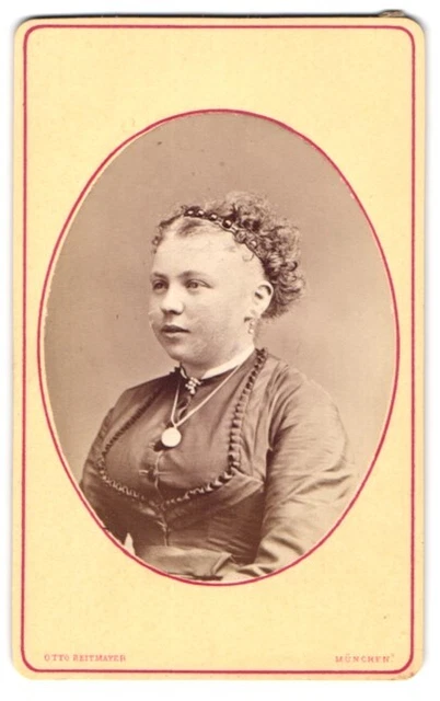 Fotografie Otto Reitmayer, München, Kaufingerstr. 9, Portrait schönes Mädchen m