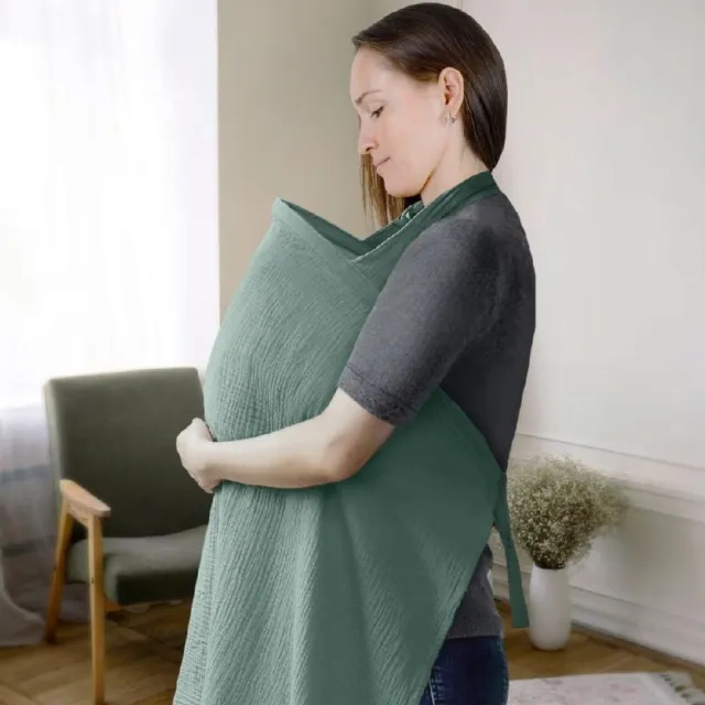 Breathable Baby Feeding Nursing Covers Gauze Nursing Cover  Mom