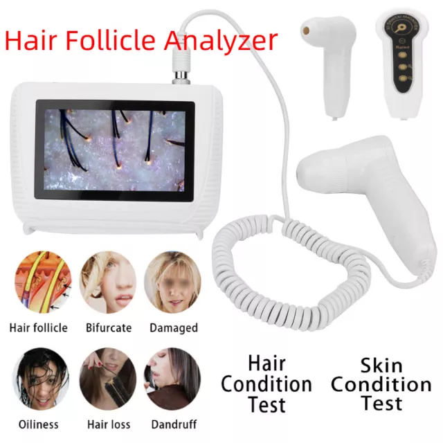 Scalp Hair Follicle Face Skin Detector Hair Analyser Machine Digital Dermoscopy