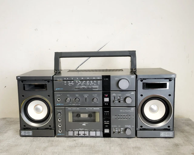 Jvc Pc R11 VINTAGE JVC PC-R3W Boombox Ghettoblaster Rare - Please Read Description ...