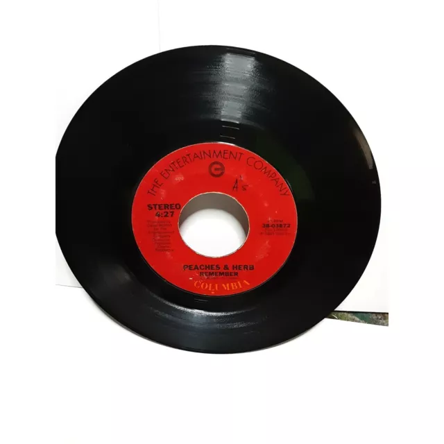PEACHES & HERB  Remember Come To Me 45 Record 1983