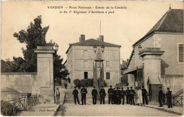 CPA Militaire Verdun - Porte Nationale - Entrée de la Citadelle (91003)