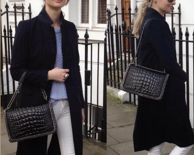 Zara croc 2025 city chain bag
