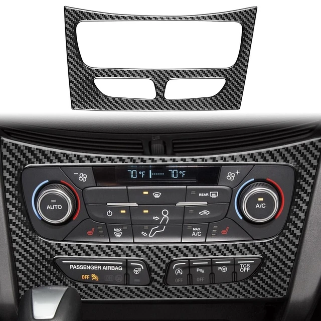 Changor 2 Pezzi Pannello Cambio Console Centrale Auto - Telaio Antigraffio, Resistente All'Usura, Per Personalizzare Interni Auto