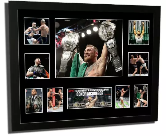 Conor McGregor UFC Featherweight and Lightweight Champion Signed Limited Edition 3