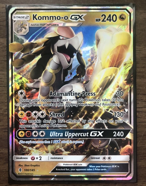 Pokémon Sonne Und Mond - Guardians Aufsteigend - 100/145 - Kommo-O Gx (Halbkunst) - Nm