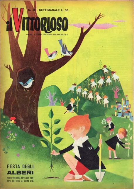 [MAB35] rivista a fumetti VITTORIOSO anno 1960 numero 48