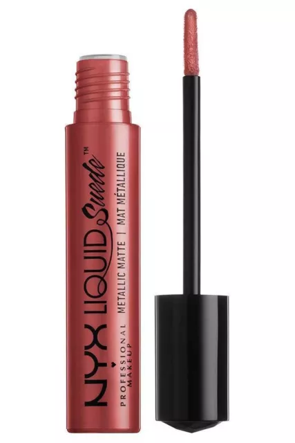 NYX Liquid Daim Métallique Mate Crème Rouge à Lèvres 4ml Bella Lèvres