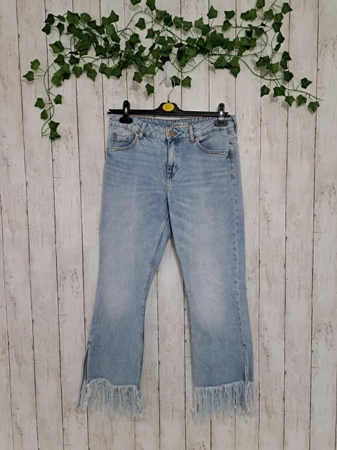 Frayed hem sales jeans zara
