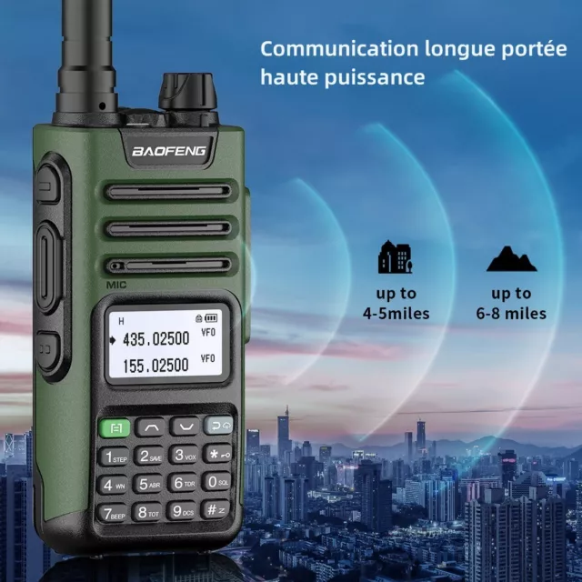 BAOFENG UV13 PRO UHF/VHF High Power Portable Ham Walkie Talkie Long