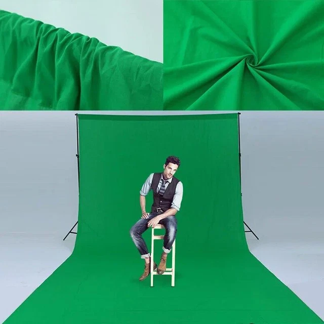 10*10ft Green Screen Photography Backdrop for Photo Video Studio Background U1o1