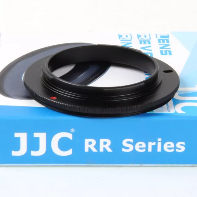 JJC RR-NEX Anillo Adaptador Inversor Macro Objetivos lentes 58mm Montura E Sony