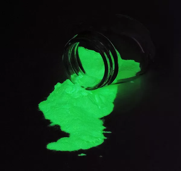 Super Glow 60 gram (2 Ounces) Powder ~ Glow in the Dark Sky Blue - Green - Aqua