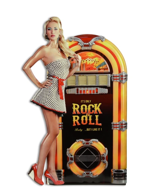 CARTELLO TARGA IN Metallo Pin Up Art Adulti studentessa sexy EUR 14,99