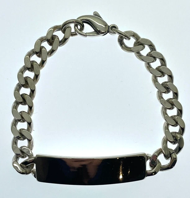 JAMES AVERY RETIRED Sterling Heavy ID Chain Bracelet, NR!!!!! 167.50
