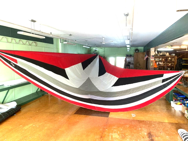 NEW Cruising 1.5oz Spinnaker with Dowser 37.75 luff, 22.5' Foot READY TO SHIP