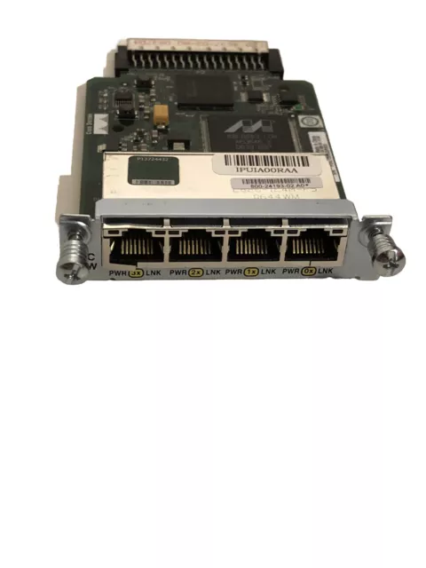 Cisco HWIC-4ESW Cisco 4-Port Fast Ethernet Network Module HWIC-4ESW