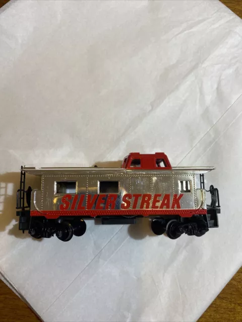 HO Gauge Caboose. TYCO. SILVER STREAK!  Made In Hong Kong.  Box Not Included.