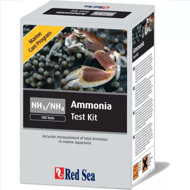 Red Sea Ammonia NH3/NH4 Test Kit - 100 Tests