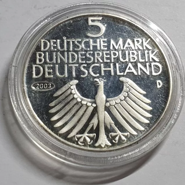 (1) Münzen/Medaillen 5 Deutsche Mark 2003