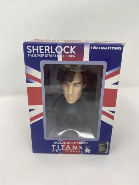 Sherlock Holmes Titans 4.5" Vinyl Figure  Brand New Boxed Collect Display