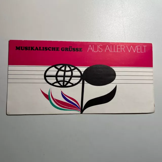 Musikalische Grüße Aus Aller Welt | Einladung | DDR