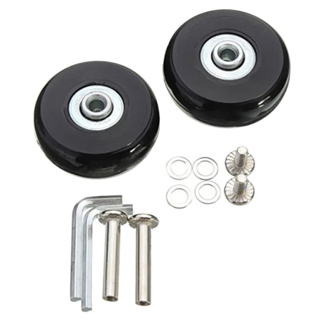 Set Ruote Di Ricambio Per Valigie Da Viaggio OD 80mm On - Foto 6