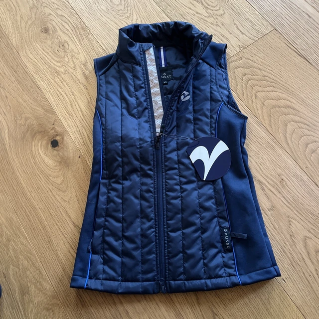 Equestrian, New , Busse Sinja Womens Gilet, navy blue , Water Repellent, sizeXS