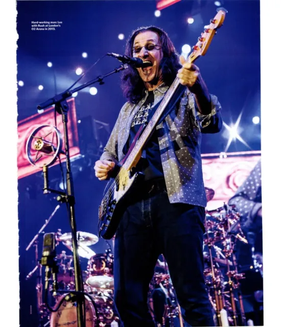 Ptp36 Magazine Picture Pin Up 11X9" Geddy Lee : Rush