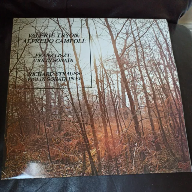 Valerie Tryon Alfredo Campoli Liszt Strauss Gsgc 2066 Vinyl Record Lp