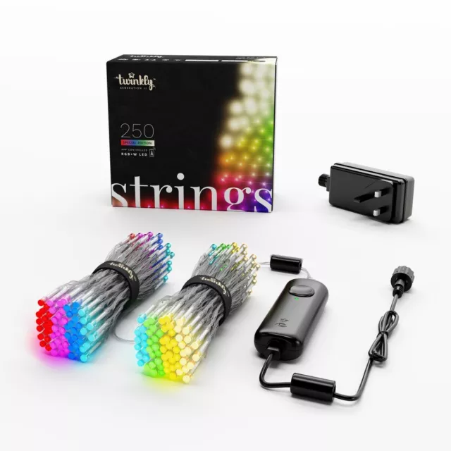 Twinkly Cordons Gén. 2 Édition Spéciale 250 LED Clair Câble Smart Fairy Lumières