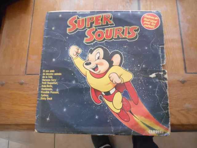 vintage disque vinyle 33T SUPER SOURIS  an 1979