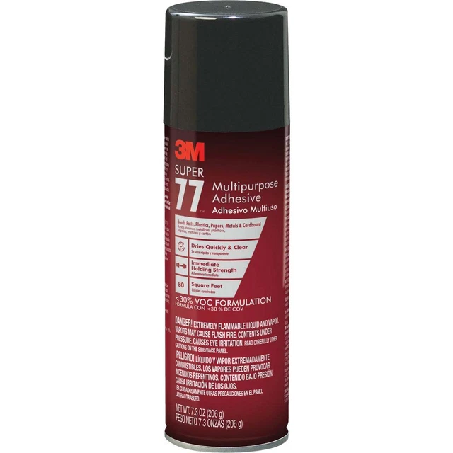 3M Super 77 7.3 Oz. Multipurpose Spray Adhesive (California Compliant) 3M