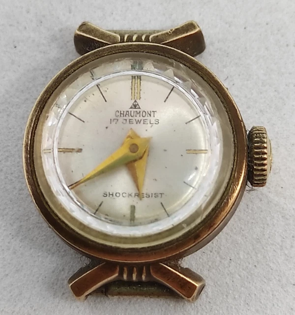 Montre Suisse HARMS Mécanique à Remontage Manuel Pour Femme, En Placage Or – à Restaurer, Pièce Vintage