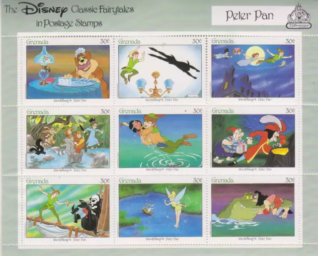 Walt Disney Peter Pan Grenada Mint 7968