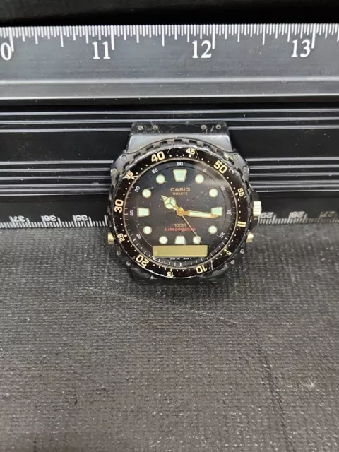 VTG CASIO ALARM-CHRONOGRAPH Digital Men's Watch 358 AQ-100W needs