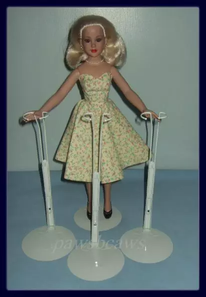 3 KAISER Doll STANDS for 18" Kitty Collier SUPERSIZE BARBIE Tiffany Taylor