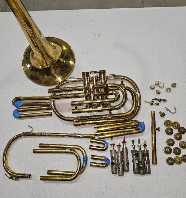 F. E. Olds Marching Trombone Replacement Parts - Texas Horn Trader Repair Parts!
